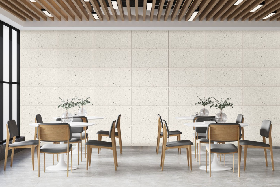 Panel kwarcowy Francesco GUARDI Collezione ułożony w miejscu użyteczności publicznej