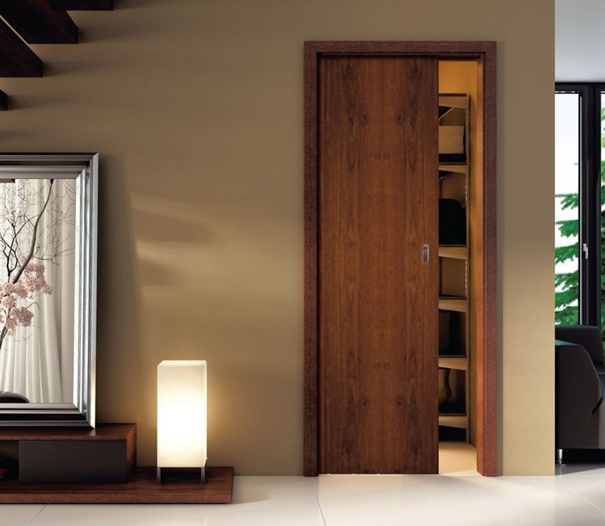 System Przesuwny Do Zabudowy W Ścianie - drzwi chowane w kasecie