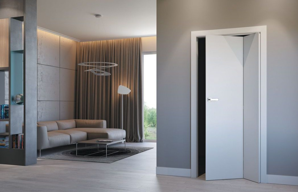 Folde - drzwi płytowe zbudowane z dwóch segmentów