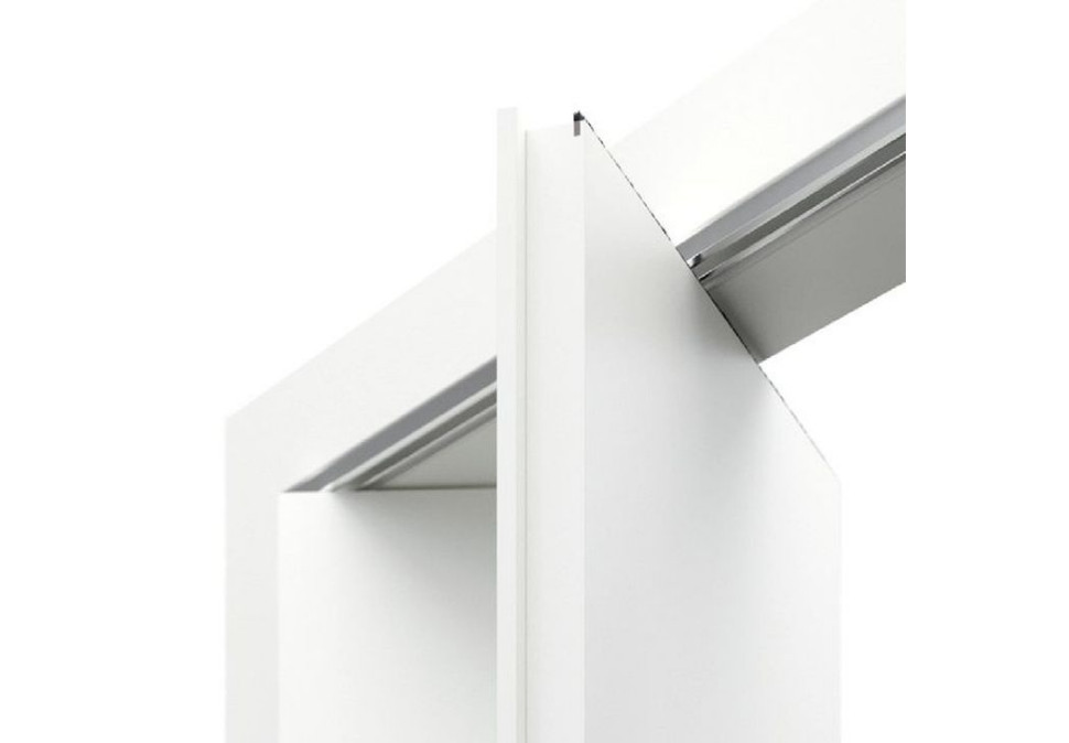 ALFA - dwusegmntowe drzwi płytowe zbudowane z MDF