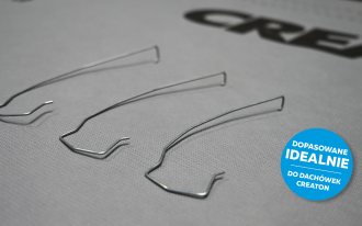 Nowe klamry podwieszane do dachówek ceramicznych TITANIA, SIMPLA i KODA