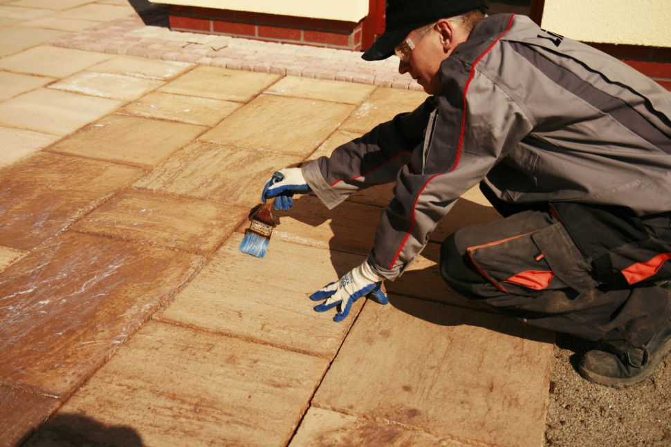 Wykonanie tarasu - krok 11 i 12) Impregnacja tarasu i fugowanie