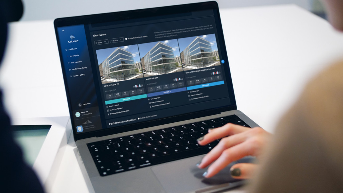 Premiera Calumen® - internetowego konfiguratora przeszkleń Saint-Gobain Glass