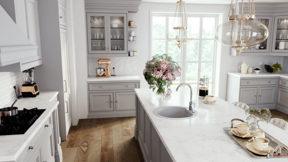 Kuchnia w pałacowym stylu