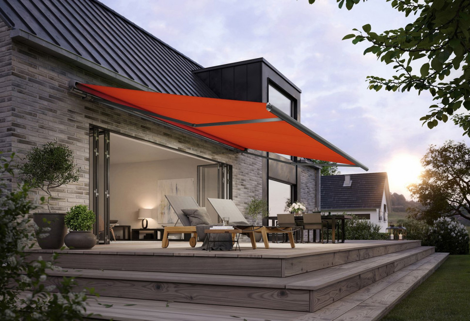 Poszycie markizy w jednym z kolorów collection one. fot. markilux