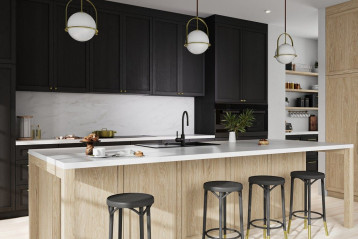 Zumba Nero - czarna bateria w kuchni