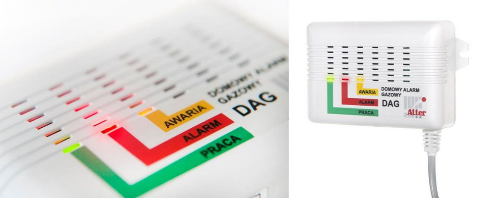 Domowy Alarm Gazowy - przyrząd dostępny w sklepie internetowym Alter S.A.