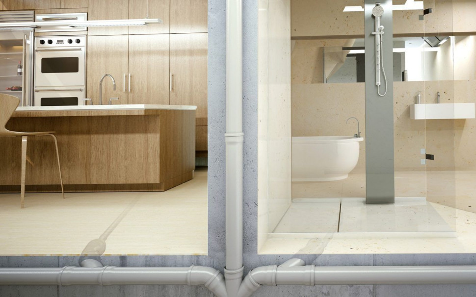 Cichy system kanalizacji wewnętrznej COMFORT PLUS poprawia komfort użytkowania instalacji w budynkach mieszkalnych. fot. Pipelife