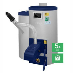 Diament - kocioł na pellet w kształcie walca