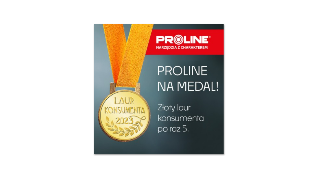 Złoty Laur Konsumenta dla PROLINE! To już piąty raz!