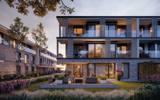 Cegły Vandersanden na apartamentowcu OAZA Mokotów