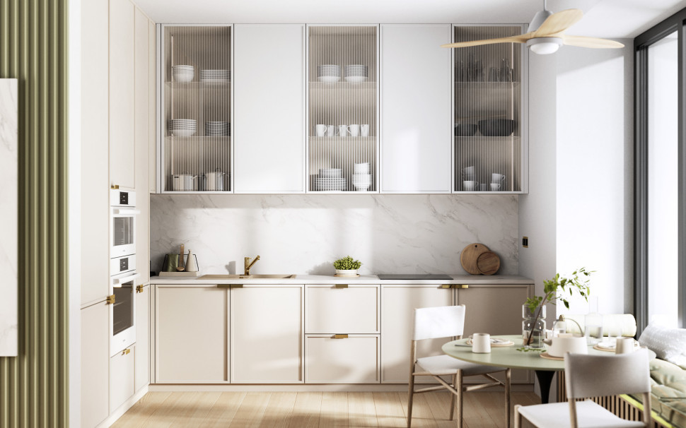 Bateria zlewozmywakowa stojąca FIESTA BRIGHT GOLD