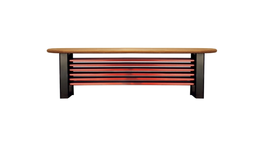 Delta Column Bench - grzejnik do siedzenia