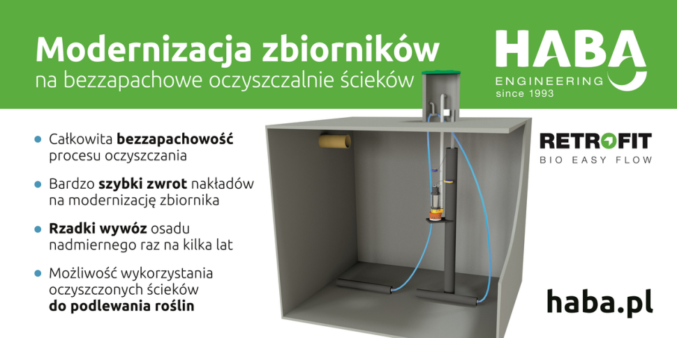 Infografika: Modernizacja zbiorników na bezzapachowe oczyszczalnie ścieków