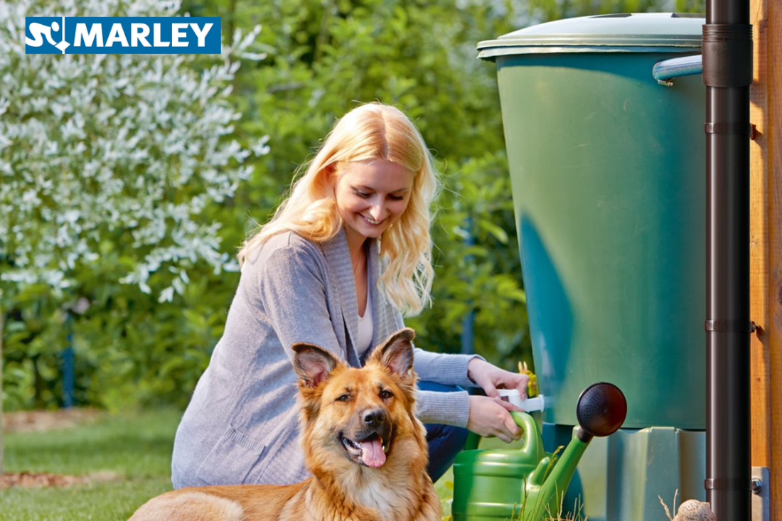 Marley pomaga zbierać wodę deszczową