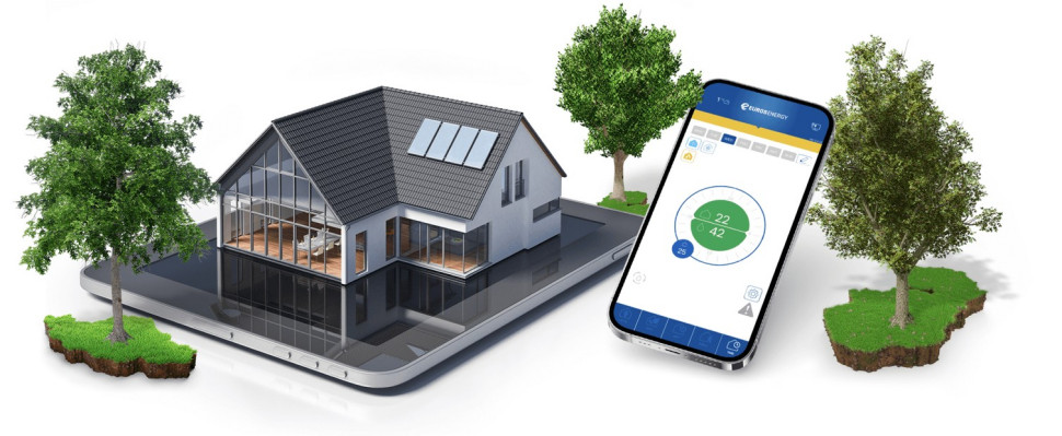 Sterowanie systemem ogrzewania marki Euros Energy