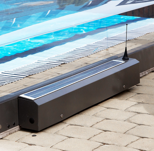 Silniki ALUKOV LINE gwarantują doskonały ruch zadaszenia basenu.