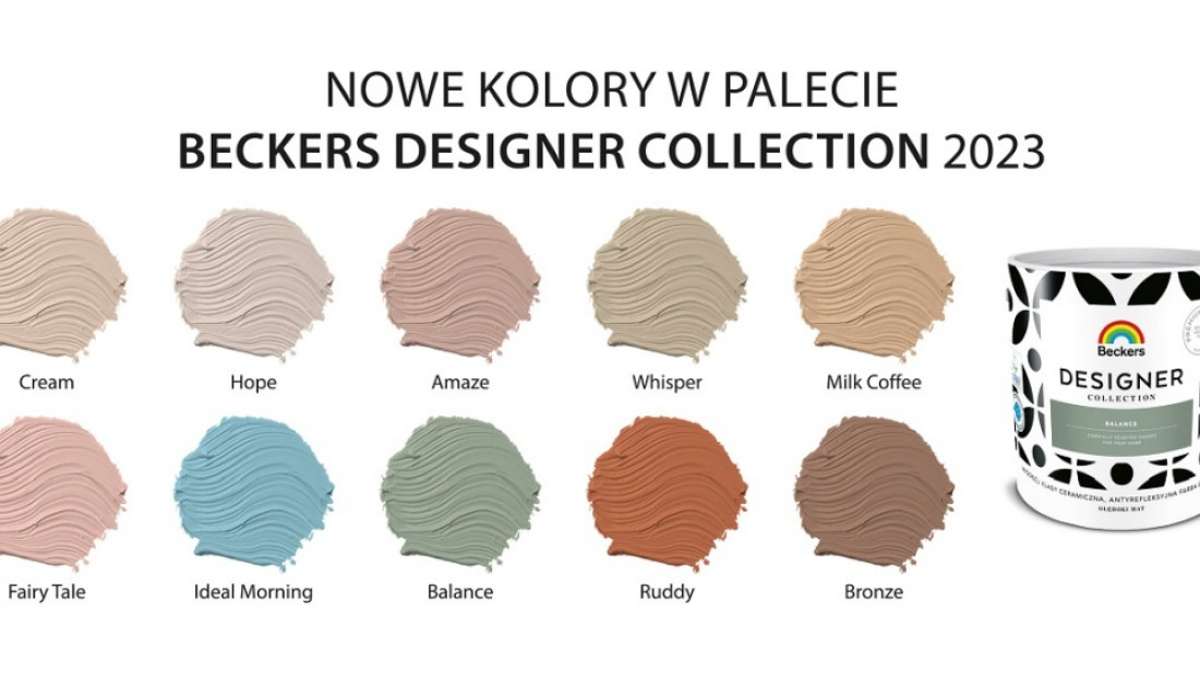 Nowe inspirujące kolory w palecie Beckers Designer Collection