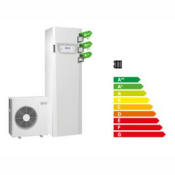 Pompy ciepła powietrze/woda “Split Inverter” z podgrzewaczem c.w.u. Platinum BC Smart iR32