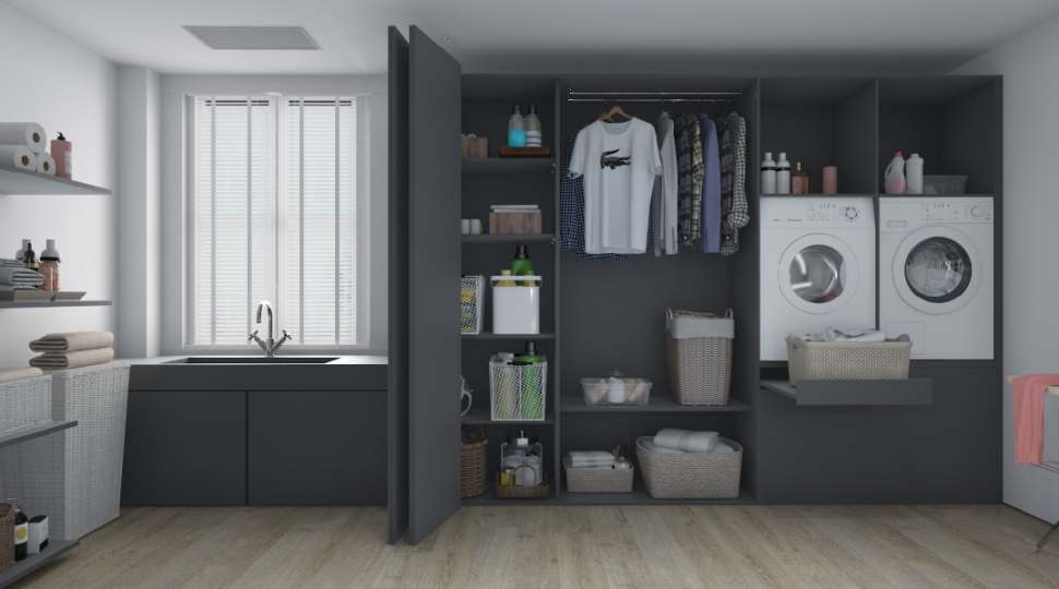 Pomieszczenie gospodarcze to prawdziwa domowa spiżarnia