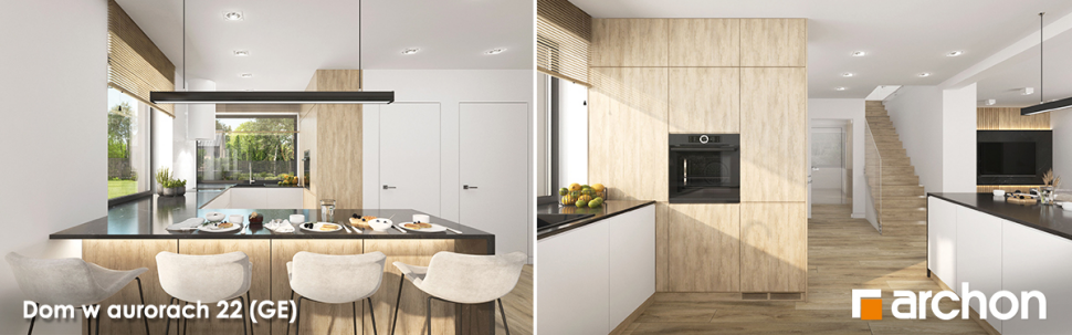 Projekt Dom w aurorach 22 (GE) - wnętrze