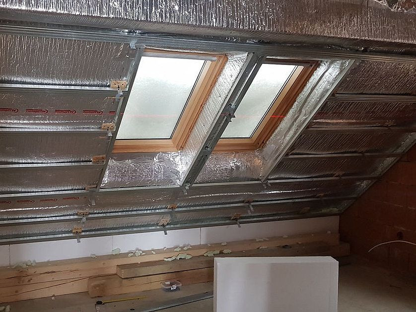 Izolacja Aluthermo® QUATTRO na poddaszu