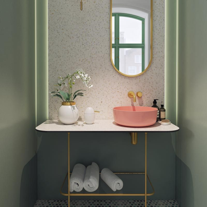 Nowy produkt można zastosować jako blat łazienkowy