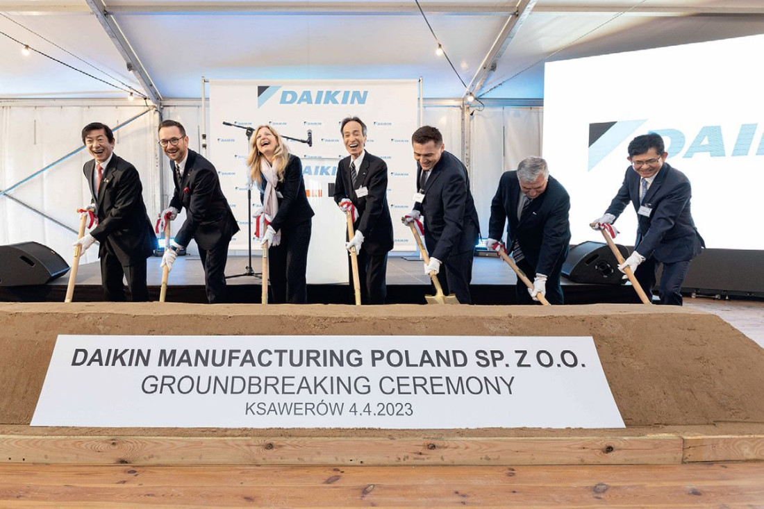 Daikin Europe rozpoczyna budowę pierwszej w Polsce fabryki pomp ciepła