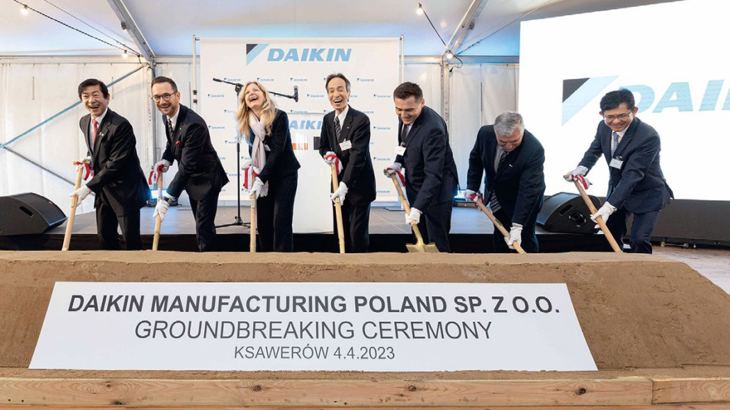 Daikin Europe rozpoczyna budowę pierwszej w Polsce fabryki pomp ciepła
