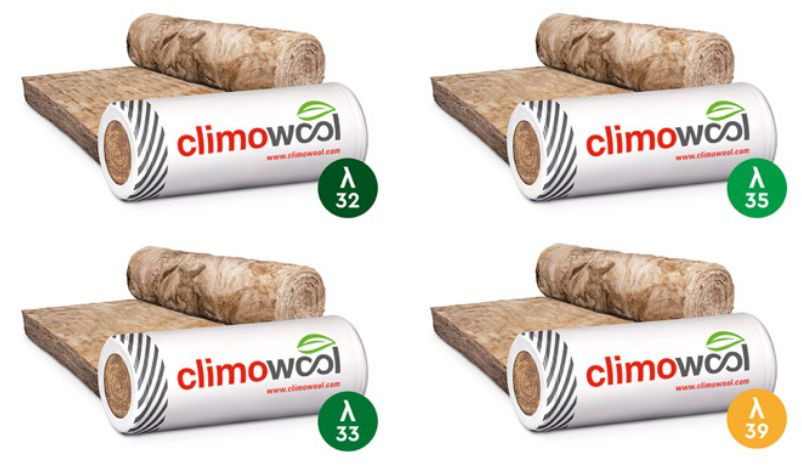 Mineralna wełna szklana climowool - asortyment produktów