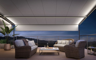 Nowoczesne markizy z systemami LED od markilux