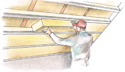 Ocieplenie poddasza: Dołożenie drugiej warstwy wełny