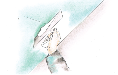 Ocieplenie poddasza: Szpachlowanie łączeń płyt