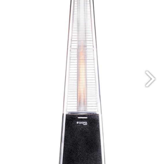 Parasol ogrzewacz gazowy GASPOL Ognista Wieża - czarny