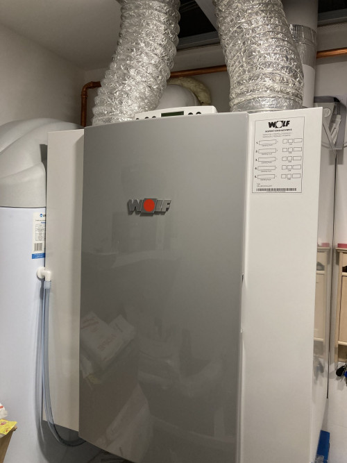 Centrala wentylacyjna znajduje się w pomieszczeniu gospodarczym