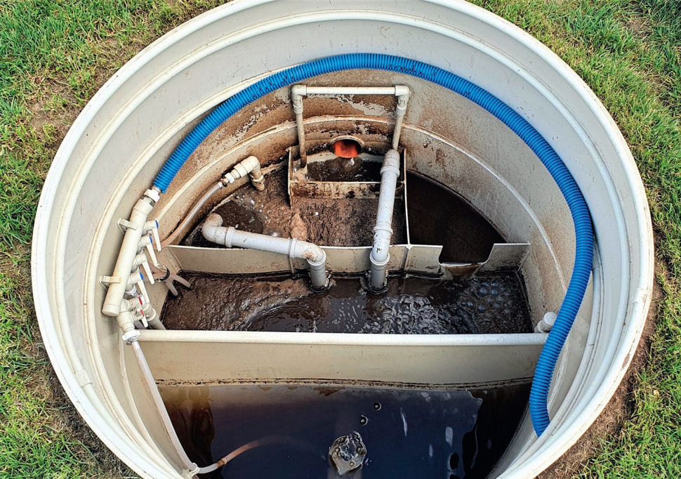 Oczyszczalnie kompaktowe - wnętrze zbiornika