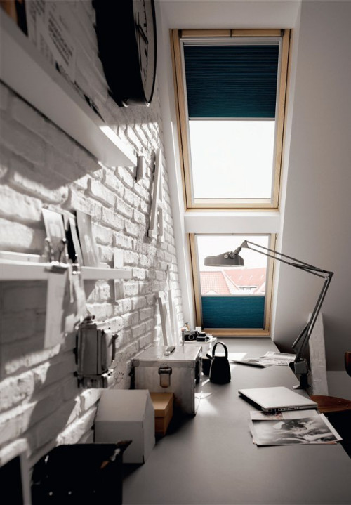 Okno dachowe w gabinecie