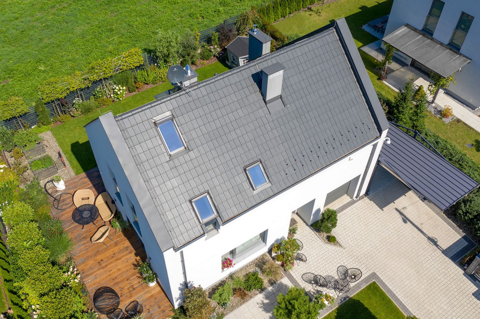 CREATON, dachówka DOMINO NUANCE szara angobowana