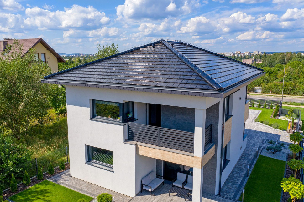 CREATON, dachówka SIMPLA FINESSE czarna glazurowana