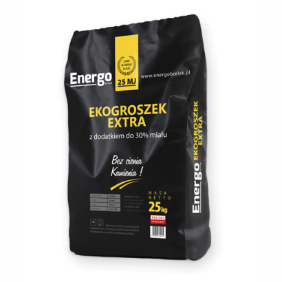 Ekogroszek Extra z dodatkiem do 30% miału