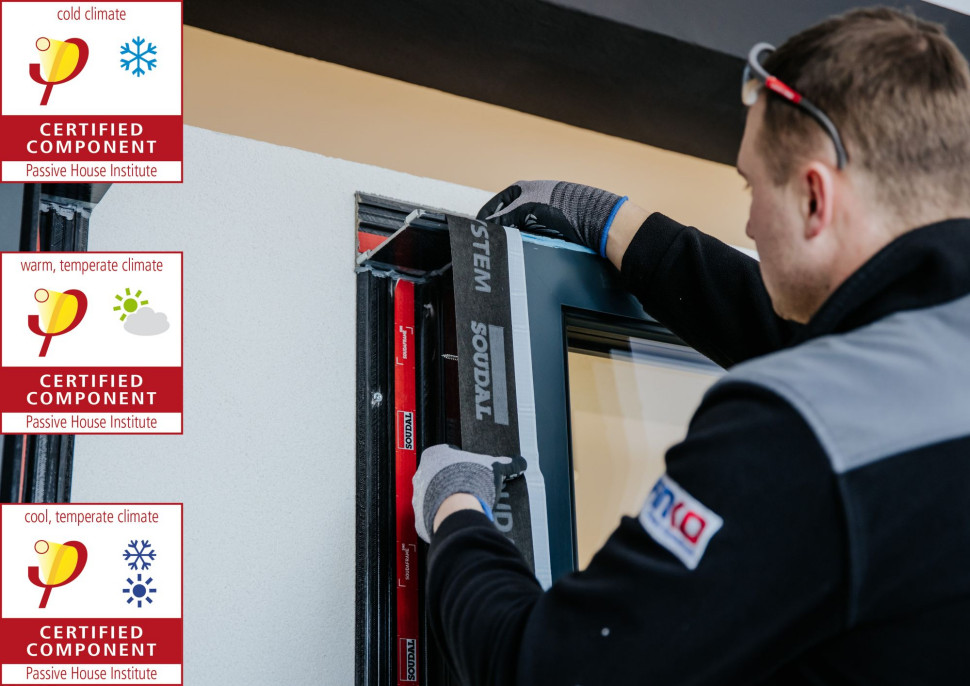 Montaż okna w technologii Soudal Frame SWI