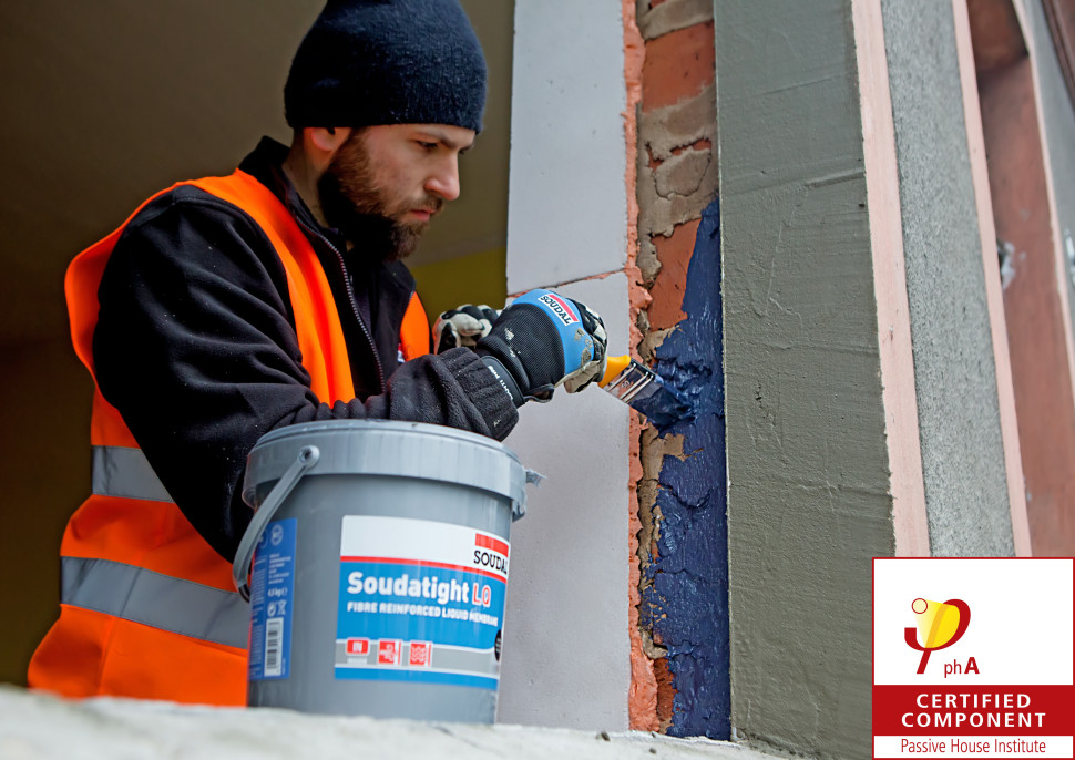 Wymiana stolarki okiennej - płynne membrany Soudatight