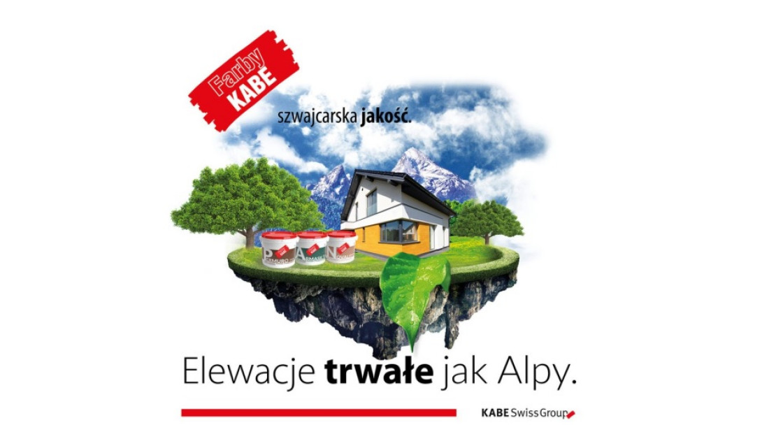 Farby Kabe gwarantują elewację trwałą jak Alpy!