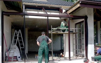 Ogród zimowy z wentylacją mechaniczną