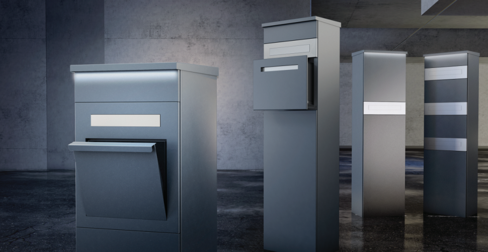 MultiBox to multifunkcjonalny słup ogrodzeniowy z bezpiecznym miejscem na przesyłki.