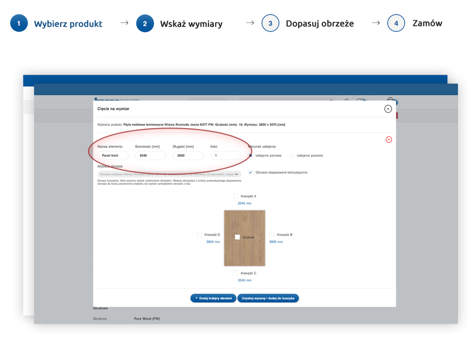 Skonfiguruj zamówienie