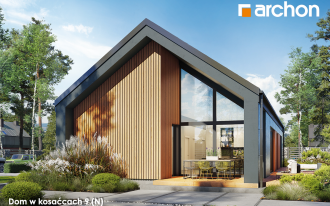 Mała parterówka, która zachwyca designem i funkcjonalnością! - projekt domu z kolekcji ARCHON+