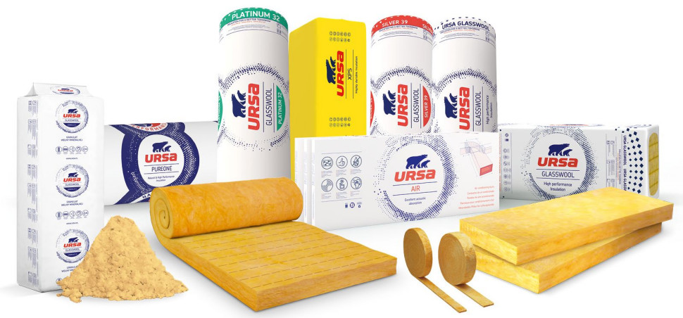 Materiały do izolacji termicznej i akustycznej przegród budynku z oferty URSA
