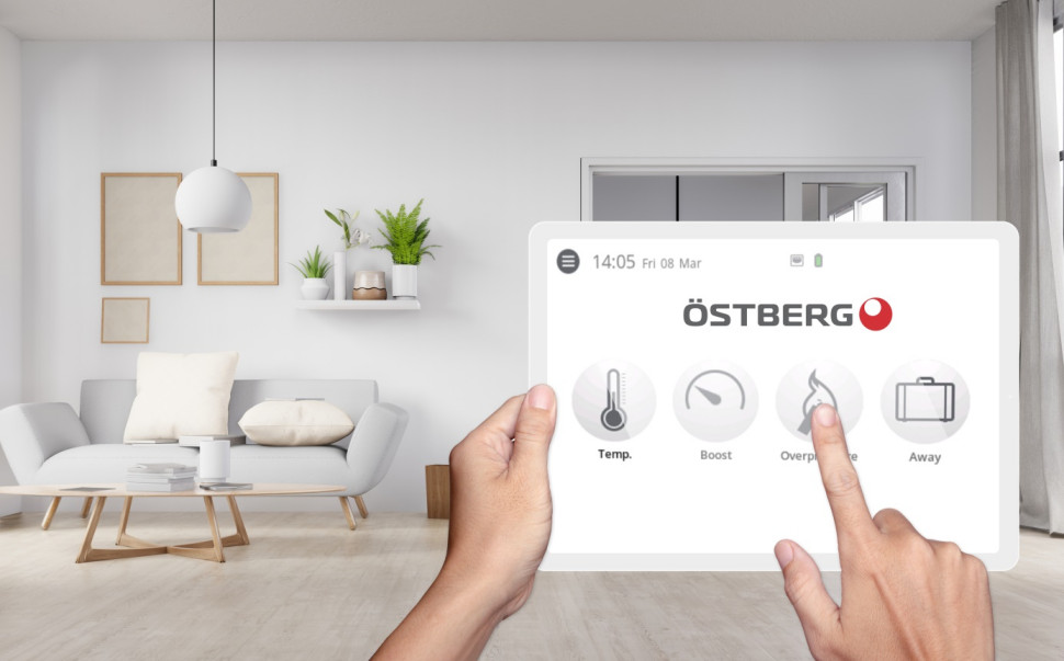 Kontrola pracy rekuperacji za pomocą aplikacji na tablet