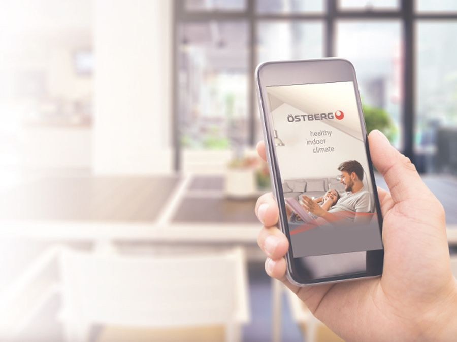 Sterowanie WI-FI jest dostępne w standardzie we wszystkich centralach Östberg